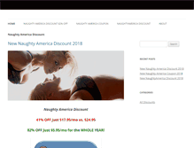 Tablet Screenshot of naughtydiscount.net